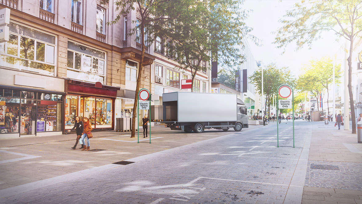 The electric drive for vehicles of up to 7.5 tons is ideal for inner-cities deliveries.